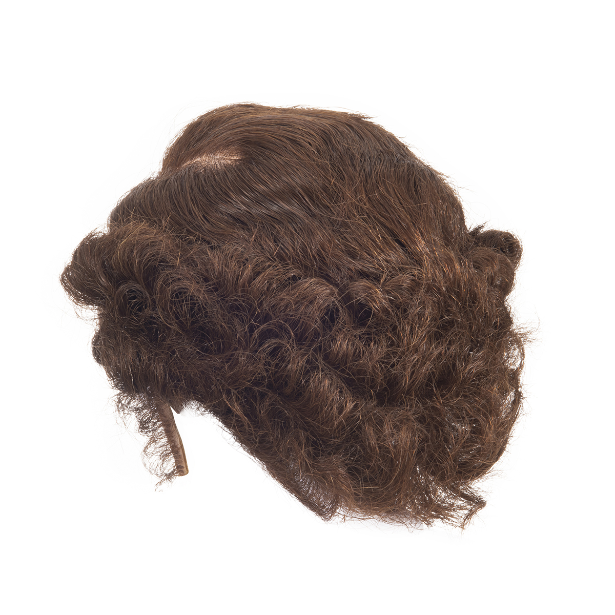 1840年頃のカールした男性の髪型